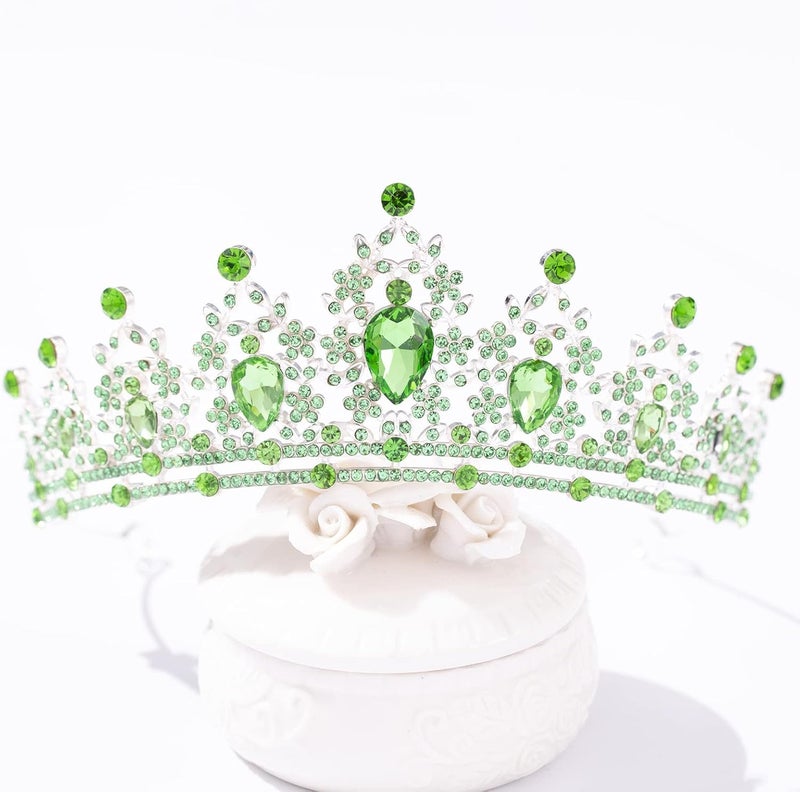 FORSEVEN Crystal Tiaras for Women, Wedding Tiaras and Crowns for Women Tiaras for Birthday Party Princess Crown Hair Accessories Bride Rhinestone Christmas Decorations Headband - Image 2